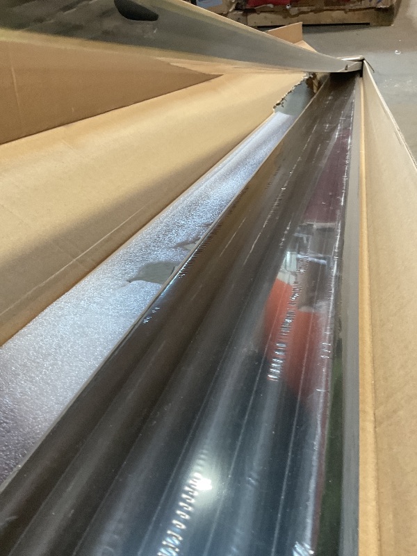 Photo 1 of **MINOR SCRAPE DAMAGE ON ONE**Art3d Fluted Wood Panel for Wall and Ceiling, Beaded Accent molding for Home Decoration, Pack of 4pcs + 1pc End-Trim, Size 108 x 5.7in.- Beaded Black