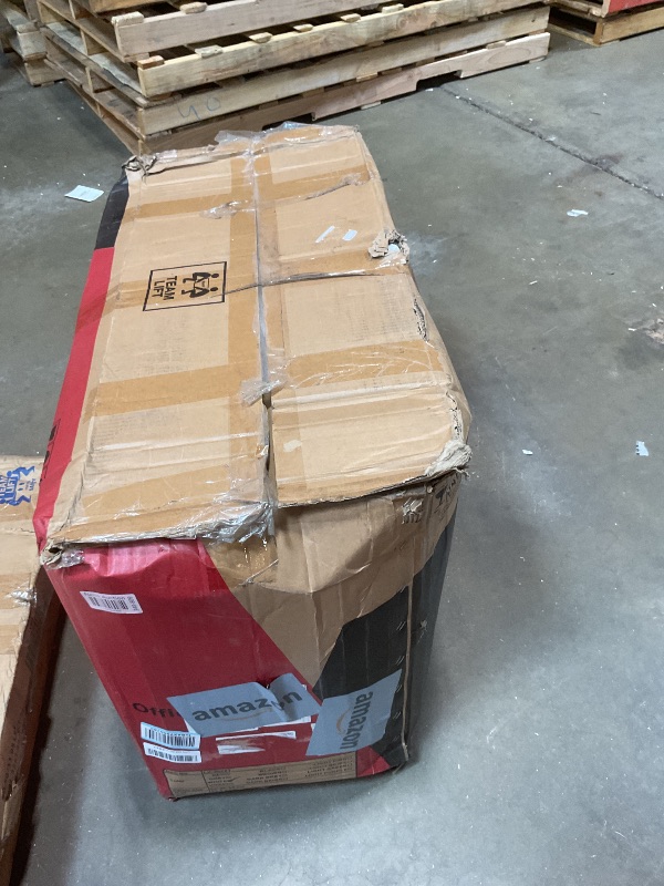 Photo 1 of **MAJOR DAMAGE TO SEEMS LIKE POSSIBLY THE LEFT ARM REST HAS MATERIAL TEAR** Efomao Big and Tall Office Chair 400lbs – High Back PU Leather Executive Chair with Lumbar Support, Footrest, Swivel Base, Padded Armrests, and Rolling Wheels for Home Office, Whi