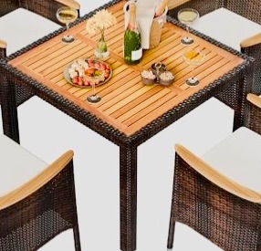 Photo 1 of **MISSING LEGS. DAMAGE TO ONE CORNER..Shintenchi Tabletop only.