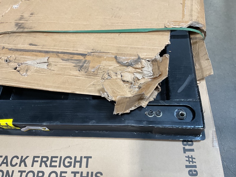 Photo 1 of **TRANSPORT SCRAPES ON LIPSOCOME 48"x48" Industrial Floor Scale, Professional Platform Scale with Digital Indicator, Weighing Scale for Warehouse Shipping and Industrial Use, 10000 lb x 1 lb, Black