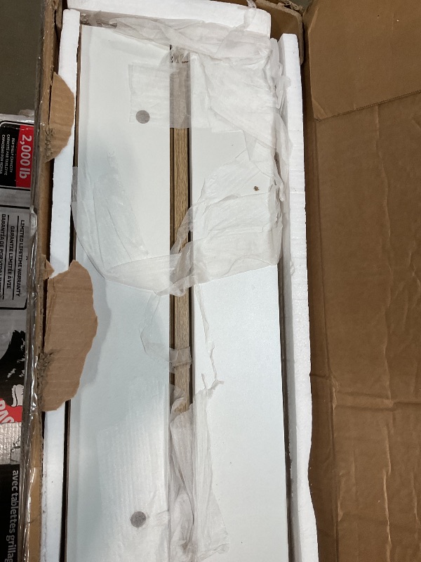 Photo 1 of **TABLE ONLY. SELLING FOR PARTS AS PARTIAL SET ****Zevemomo 63"-78.7" Expandable Dining Table, 6-10 Farmhouse Kitchen Table, Extendable Dining Table, Rectangular Kitchen Table with Metal Track, Tapered U-Shaped Legs for Dining Room, Office-Oak