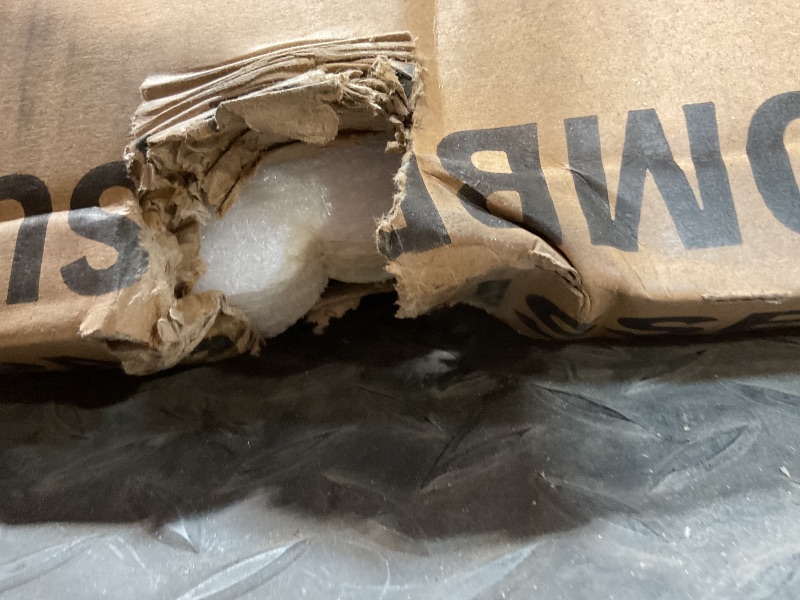 Photo 1 of **MINOR BEND DAMAGE TO METAL FRONT PIECE **Quartet Magnetic Glass Dry Erase White Board, 96" x 48" Whiteboard, Frameless, Brilliance White High Contrast White Glass (G29648W)