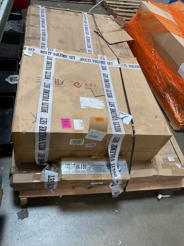 Photo 1 of **2 BOXES**IDS Online 96" Luna Poker Table Red