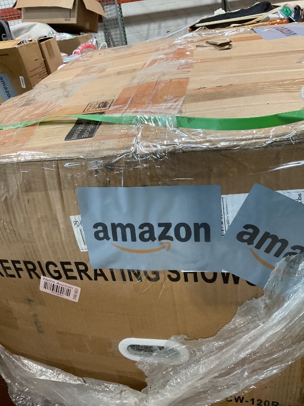 Photo 1 of **SELLING FOR PARTS AS PARTIAL SET. 3 GLASS PANES BROKEN. METAL EDGE IS BENT**EliteEdge Display Refrigerator, 4.3 Cu.Ft Commercial Refrigerated Display Case, Countertop Cake Refrigerator with Adjustable Shelves, LED Light, Automatic Defrost for for Bakery