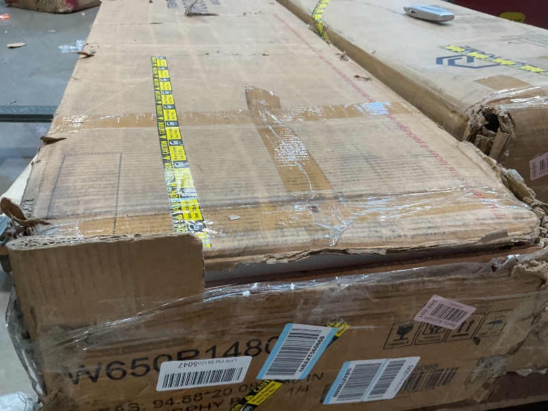 Photo 1 of **SELLING FOR PARTS AS PARTIAL SET. MINOR SCRAPE AND DIRT DAMAGE. BOX ONE OF FOUR.** Queen Upholstered LED Bed Frame with 2 Storage Drawers and 2-Tier Storage Headboard,Velvet Princess Platform Bed with Charging Station&Bookcase,Heavy Duty Metal Support,N