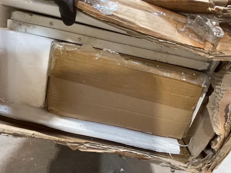 Photo 1 of **SELLING FOR PARTS AS PARTIAL SET. MINOR SCRAPE AND DIRT DAMAGE. BOX ONE OF FOUR.** Queen Upholstered LED Bed Frame with 2 Storage Drawers and 2-Tier Storage Headboard,Velvet Princess Platform Bed with Charging Station&Bookcase,Heavy Duty Metal Support,N