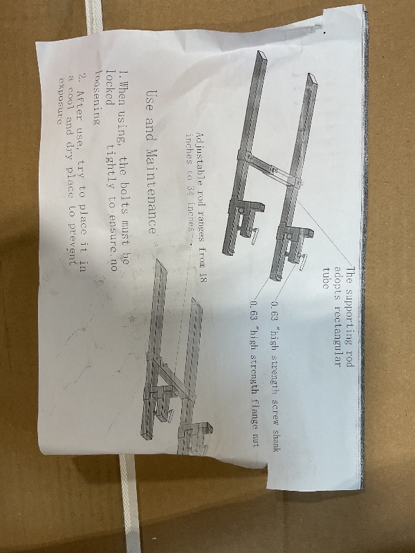 Photo 1 of 2000lbs Clamp on Pallet Forks, 43" Heavy Duty Fork Rack with Adjustable Stabilizer Bar for Loader Bucket Skidsteer Tractor