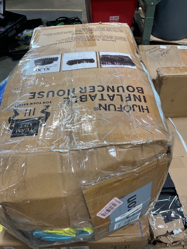 Photo 1 of **DIRT DAMAGE**HIJOFUN Inflatable Water Slide Park 18x15FT Mega Water Park Bounce House w/Double Waterslide Large Splash Pool, Deep Pool, Shower,Water Cannon,Climbing Wall and Jumping Bouncer for Backyard Outdoor