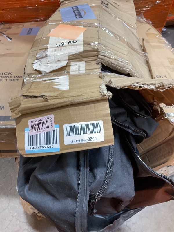 Photo 1 of **DIRT. BROKEN ZIPPER**FUNHORUN Hunting Blind with Floor Mat, 360 Degree See Through Ground Blind with Carrying Bag, 3/4 Person Pop Up Camouflage Tent Portable Concealed Shelter