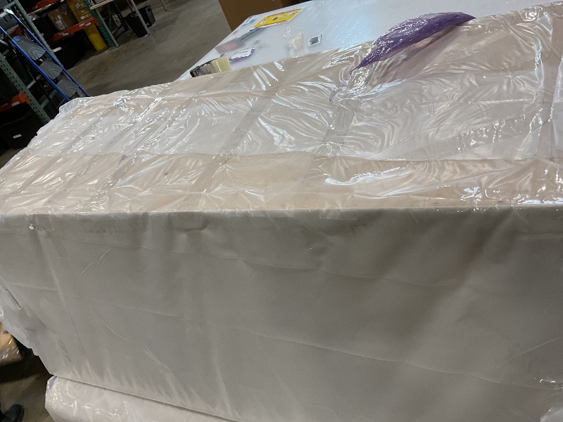 Photo 1 of **DAMAGE TO BOTTOM CORNER. **Sweet Home Stores Escalade 87" Convertible Sofabed with Storage, Firm, Fabric, 3 Seater, Upholstered Sleeper Sofa Couch, Futon for Living Room, Beige