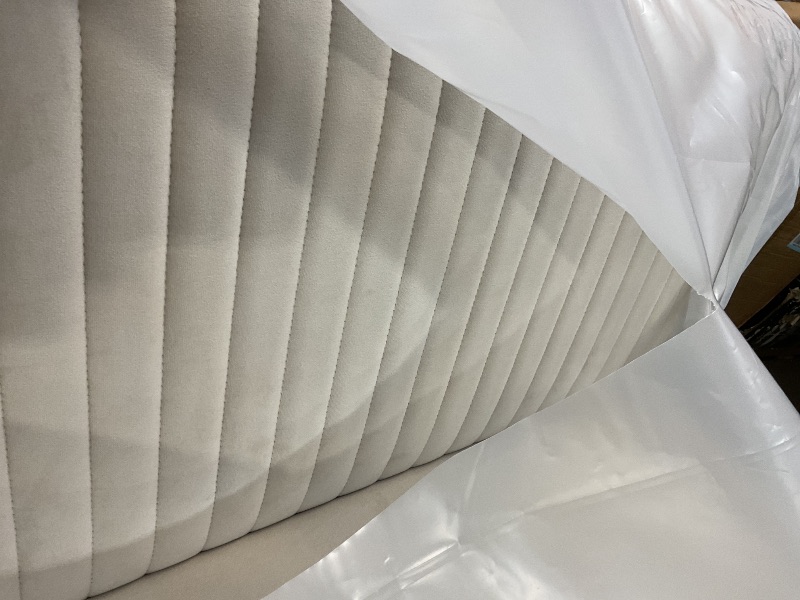 Photo 1 of ****MISSING THE SIDE ARM PIECES**** Sweet Home Stores Escalade 87" Convertible Sofabed with Storage, Firm, Fabric, 3 Seater, Upholstered Sleeper Sofa Couch, Futon for Living Room, Beige