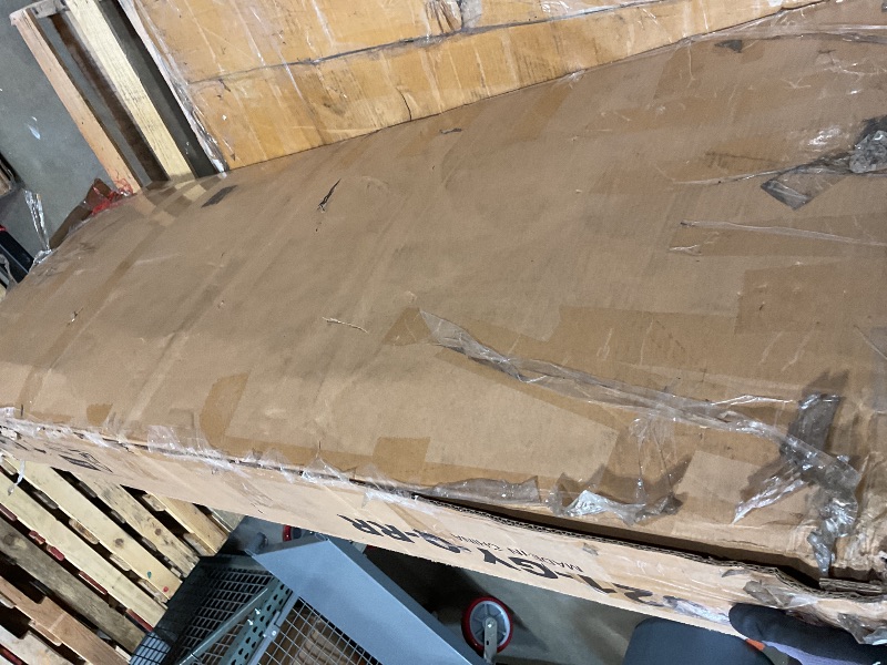 Photo 1 of **CORNER SCUFFED**Rolanstar Bed Frame Queen Size with Lift Up Storage, Charging Station & LED Lights, Upholstered Storage Headboard, Heavy Duty Wooden Slats, No Box Spring Needed, Noise Free, Easy Assembly, Dark Grey