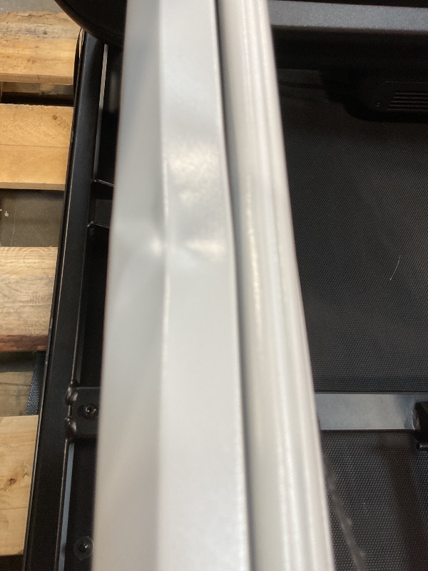 Photo 1 of **DENTED. MISSING HARDWARE **LopBast Screen 100INCH Manual Pull Down White Projector Screen 16:9 1.2 Gain Retractable Auto-Locking 4K 8K 3D Ultra HD for Home Theater Movie Office Game Projection Screen