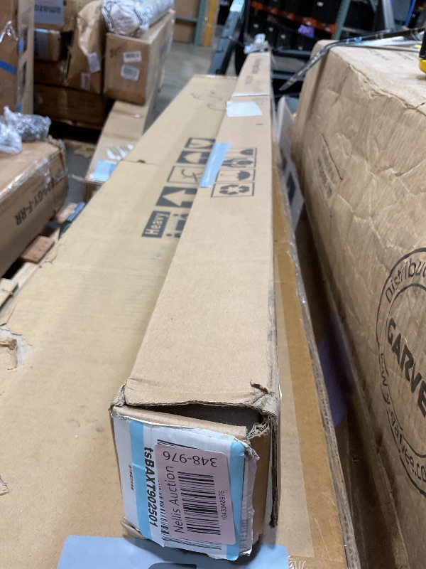 Photo 1 of **DENTED. MISSING HARDWARE **LopBast Screen 100INCH Manual Pull Down White Projector Screen 16:9 1.2 Gain Retractable Auto-Locking 4K 8K 3D Ultra HD for Home Theater Movie Office Game Projection Screen