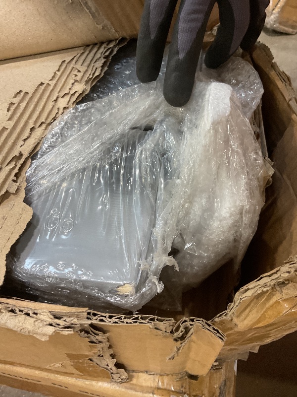 Photo 1 of **MINOR CORNER DAMAGE**FREDBECK 32in x 84in Gray Wood Barn Door Slab with 5.5ft (66inch) Barn Door Hardware Track Kit Included, Double Surfaces,Simple Assembly is Required,K-Frame,Grey