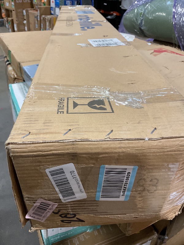 Photo 1 of **MINOR CORNER DAMAGE **Ortaville 72" Floating Mantel Shelf - Modern White Fireplace Mantel with Matte Lacquer Finish for Living Room Elegance (72", White)