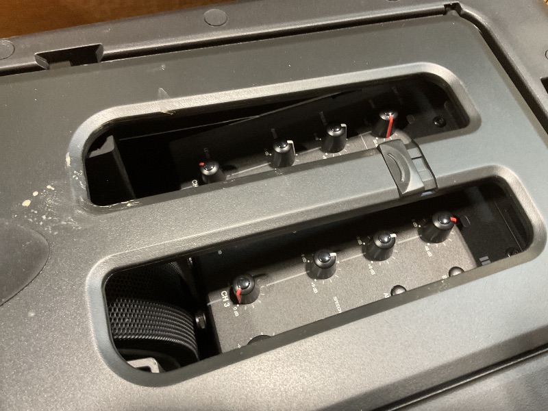 Photo 1 of **SELLING FOR PARTS AS PARTIAL SET. MISSING LONG SKINNY PIECE. DIRT**JBL Professional IRX ONE Active Powered Column Line Array Speaker System, 1300W Peak Power, 8 Inch, Bluetooth Wireless Audio, 3-Channel Mixer, Portable PA for DJs, Musicians, Events, Bla