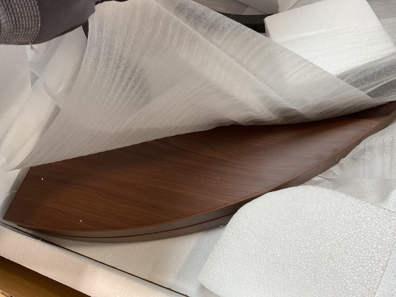 Photo 1 of **PARTIAL SET BOX 1 OF 2** Brown dining table