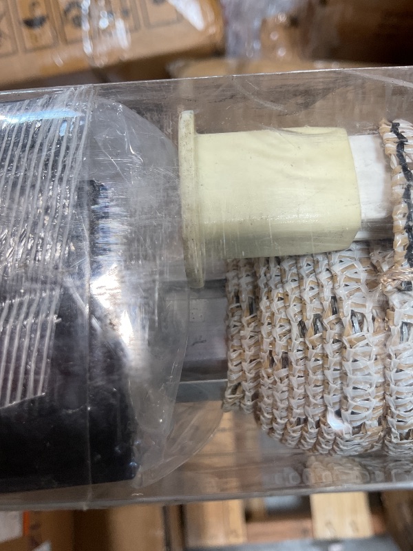 Photo 1 of **SELLING FOR PARTS AS PARTIAL SET . DIRT FROM TRANSPORT. MISSING HANDLE. **Coolaroo Exterior Roller Shade, Cordless Roller Shade with 90% UV Protection, No Valance, (6' W X 6' L), Mocha, 474768