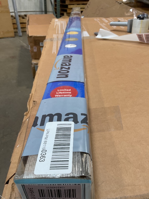 Photo 1 of **SELLING FOR PARTS AS PARTIAL SET . DIRT FROM TRANSPORT. MISSING HANDLE. **Coolaroo Exterior Roller Shade, Cordless Roller Shade with 90% UV Protection, No Valance, (6' W X 6' L), Mocha, 474768