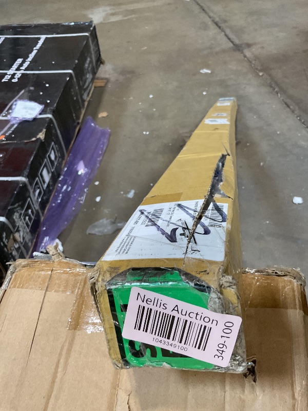 Photo 1 of **SCRAPE DAMAGE **Rod Desyne Heavy Duty Center Open Traverse Rod, 66-120 inch, White