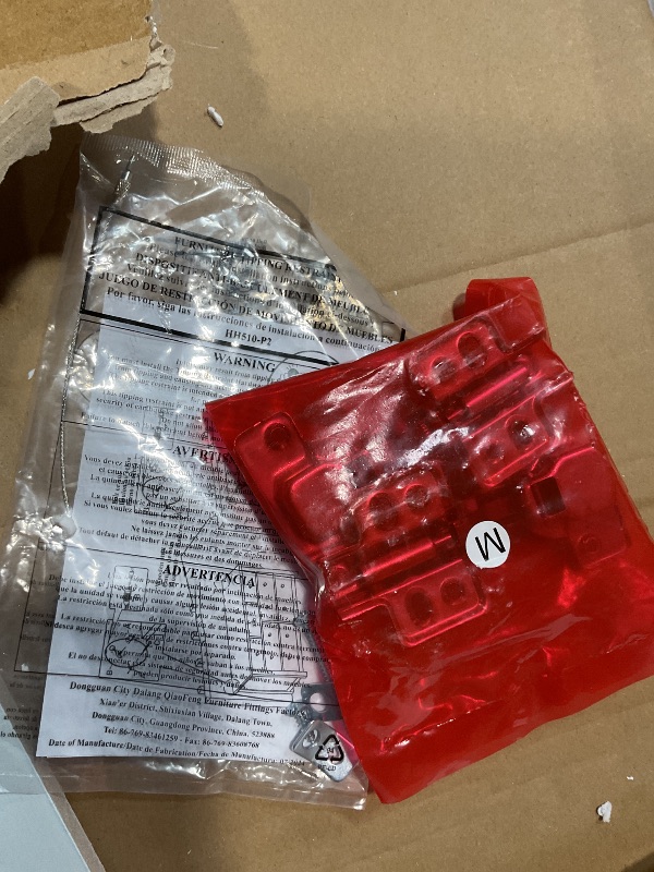 Photo 1 of **SELLING FOR PARTS AS PARTIAL SET. MISSING MAIN TOP SINK PIECE. TRANSPORT DAMAGE**36 in. Bathroom Vanity with Sink Combo One Cabinet and Three Drawers Solid Wood and MDF Board in White