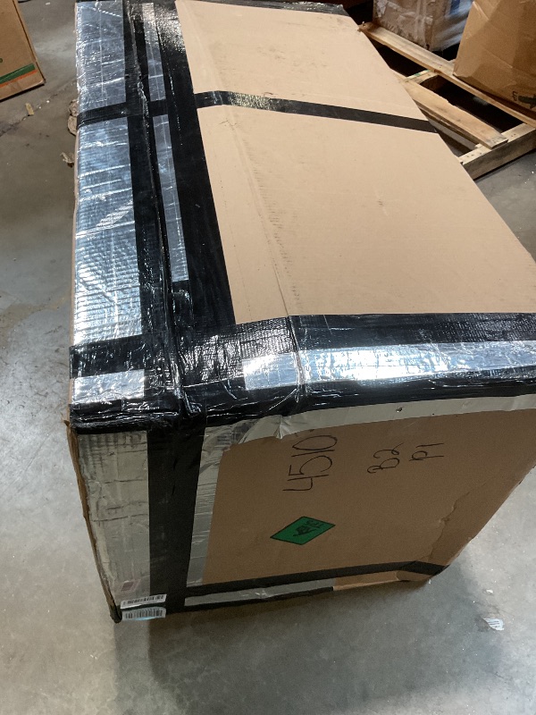 Photo 1 of **DIRTY FROM TRANSPORT **BDEUS 3 inch Extra Firm Memory Foam Mattress Topper King Size for Big Guys, Supportive Mattress Pad for Back Pain Relief, Firm Foam Bed Topper with Senior Grey Cover, CertiPUR-US Certified