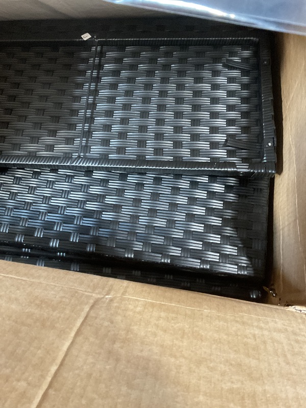 Photo 1 of **SELLING FOR PARTS AS PARTIAL SET. TABLETOP GLASS BROKE. WAS REMOVED.**3 patio seats and one partial table. The glass broke for the table.