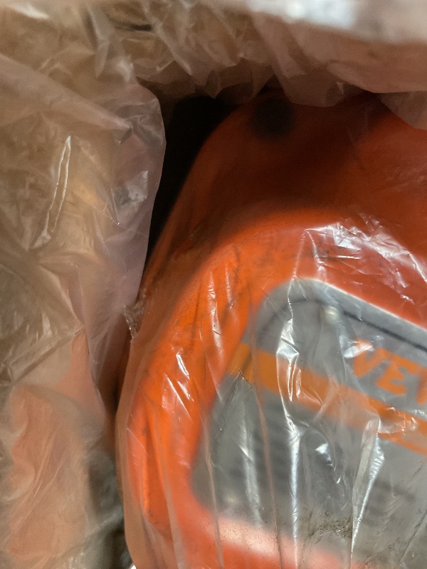 Photo 1 of **DIRT**VEVOR Hand Chain Hoist, 1 Ton 2200 lbs Capacity 20 FT Come Along, G80 Galvanized Carbon Steel with Double-Pawl Brake, Auto Chain Leading & 360° Rotation Hook, for Garage Factory Dock