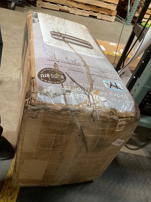 Photo 1 of **DIRTY**MIDEA 8,200 BTU SACC SMARTCOOL PORTABLE AIR CONDITIONER REMOTE/APP - WHITE