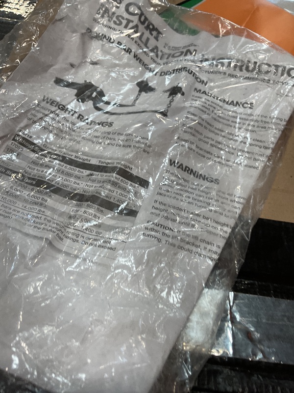 Photo 1 of **SELLING FOR PARTS AS PARTIAL SET**ROUND BAR WEIGHT DISTRIBUTION HITCH WITH INTEGRATED LUBRICATION (5-6K) #17050