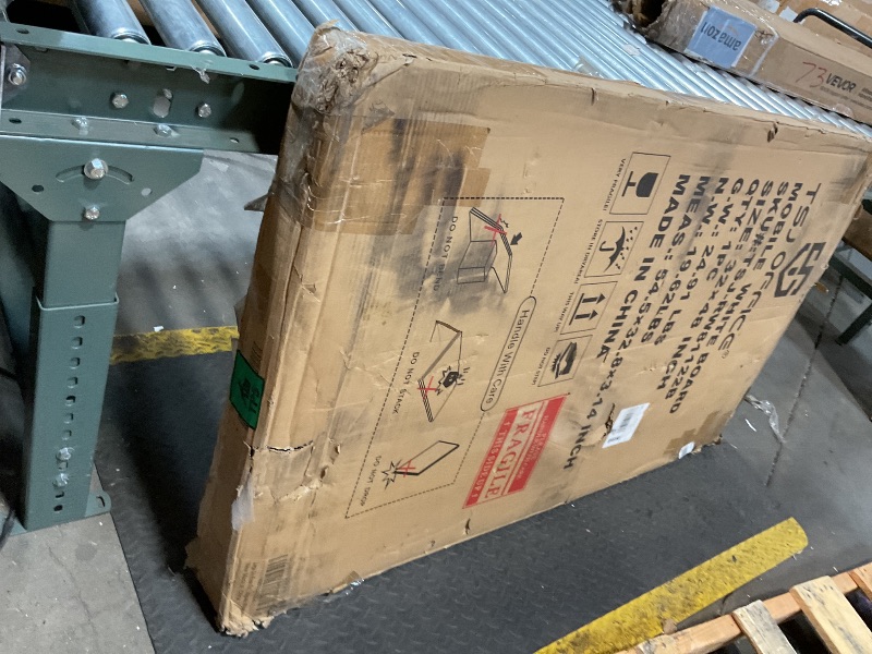 Photo 1 of **MISSING PARTS** TSJ OFFICE Large Rolling Whiteboard - Dry Erase Magnetic 48 x 32 Inches White Board Height Adjust Double Sides Mobile Portable Easel on Wheels, Dry Erase Board with Stand for Office, Home & Classroom