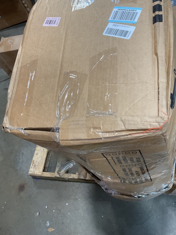 Photo 1 of **DIRTY FROM TRANSPORT **Bedsure Memory Foam Human Dog Bed, 72"x48"x12" Calming Giant Human Dog Bed for Adults People Fits Pet Families with Storage Pocket, Fluffy Faux Fur Orthopedic Dog Bean Bed, Camel