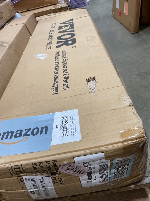 Photo 1 of **SCRATCH AND SCUFF FROM TRANSPORT **VEVOR Rifle Case, Rifle Hard Case with 4 Layers Fully-protective Foams, 50 inch Lockable Hard Gun Case with Wheels, IP67 Waterproof & Crushproof, for Two Rifles or Shotguns, Black