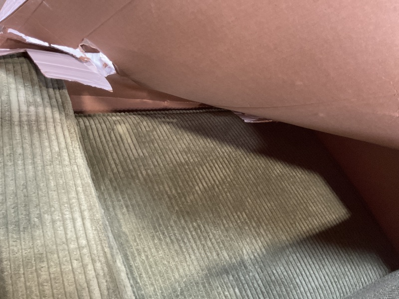 Photo 1 of **SELLING FOR PARTS AS PARTIAL SET. ONE SEAT-CORNER**LINSY HOME Modular Sectional Sofa, 134" Boneless Couch U Shaped 4-Seat Sofa with 2 Movable Ottomans, Corduroy Sectional Cloud Couches for Living Room, No Assembly Required, Green