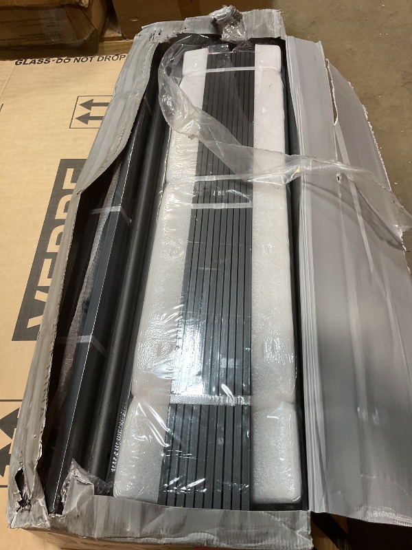 Photo 1 of **SCRATCH DAMAGE TO POLE**zunatu King Size Metal Platform Bed Frame/Victorian Style Headboard and Footboard/Steel Slat Support/Easy Assembly/No Box Spring Needed/Underbed Storage/Noise Free/Black