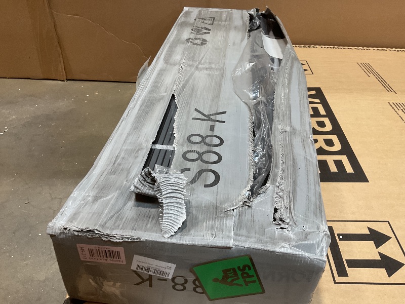 Photo 1 of **SCRATCH DAMAGE TO POLE**zunatu King Size Metal Platform Bed Frame/Victorian Style Headboard and Footboard/Steel Slat Support/Easy Assembly/No Box Spring Needed/Underbed Storage/Noise Free/Black