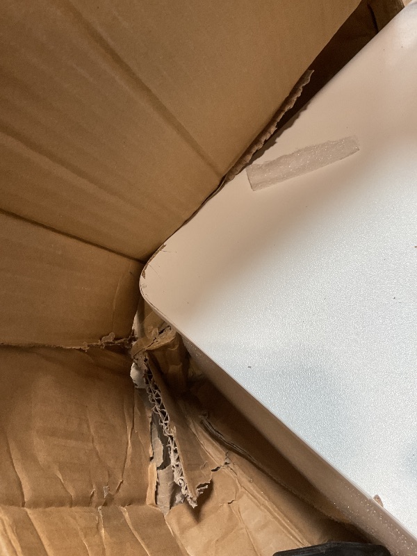 Photo 1 of **TRANSPORT  SCRATCHES AND SCUFFS**YDN Standing Desk with Drawers, 48 x 24 Inch Electric Adjustable Height Stand Up Desk, Sit Stand for Home Office, White