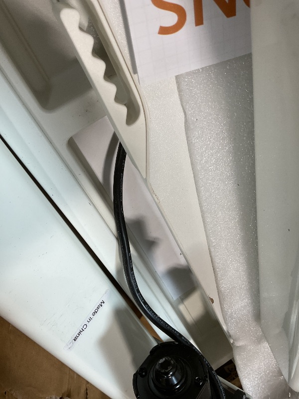 Photo 1 of **TRANSPORT  SCRATCHES AND SCUFFS**YDN Standing Desk with Drawers, 48 x 24 Inch Electric Adjustable Height Stand Up Desk, Sit Stand for Home Office, White