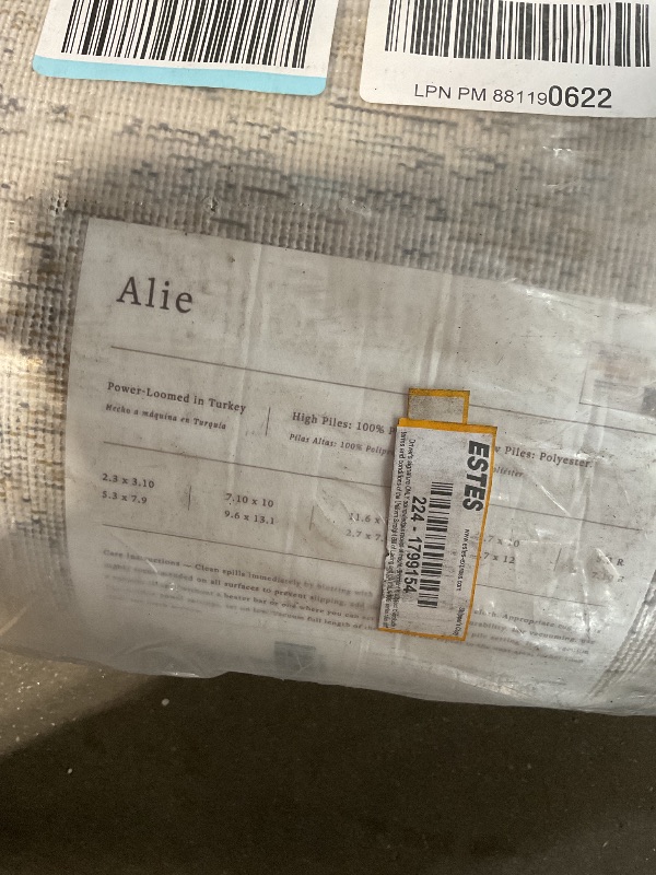 Photo 1 of **DIRTY FROM TRANSPORT **Loloi Amber Lewis Alie Collection ALE-02 Sand/Sky 11'-6'' x 15'-7'', .13'' Pile Height, Area Rug