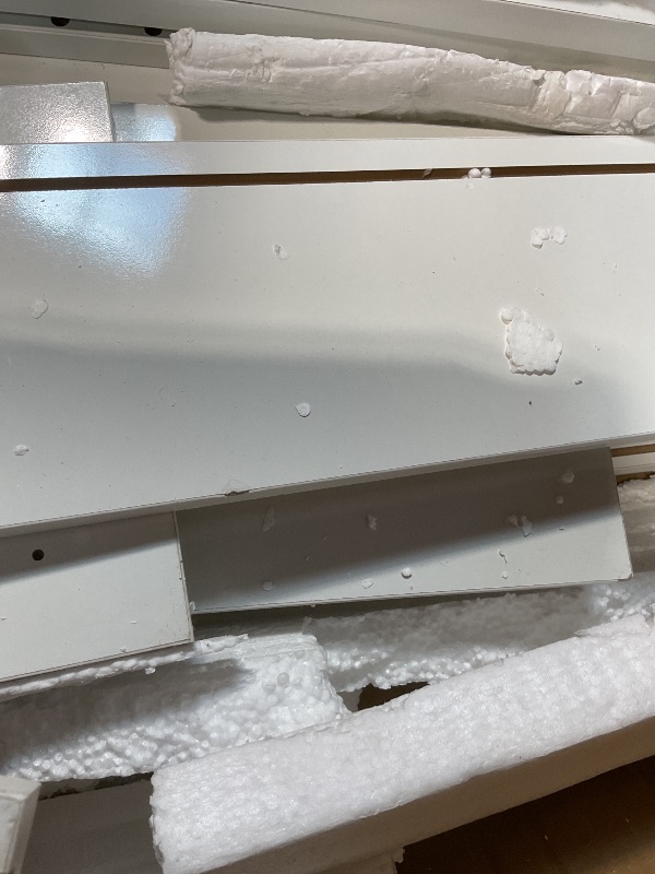 Photo 1 of **SELLING FOR PARTS AS PARTIAL SET. CRACKS. DENTS. DIRT**UBesGoo 7 Drawer Wood Dresser for Bedroom, Chest of Drawers, Storage Organization Unit for Clothing, White