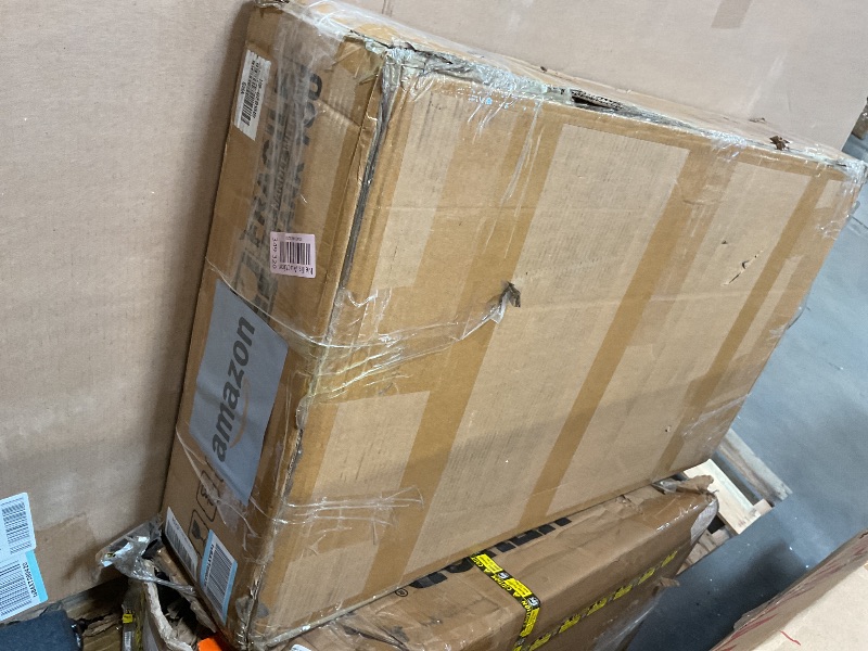 Photo 1 of **MINOR DAMAGE TO CORNERS**Shintenchi Kitchen Island cart with Storage, Portable Bar Cabinet on Wheels, Rolling Microwave Cart Side Table with Workstation for Kitchen, Dinning Room, White