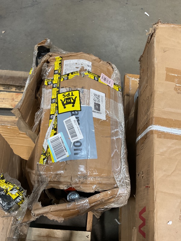 Photo 1 of **MINOR USE WEAR. COVER IS BENT**VEVOR Hydraulic Lift Table Cart, 330lbs Load Capacity 50 Inch Lifting Height, Manual Single Scissor Lift Table with Non-Slip Pad and 4 Wheels, Hydraulic Scissor Cart for Material Handling, Orange