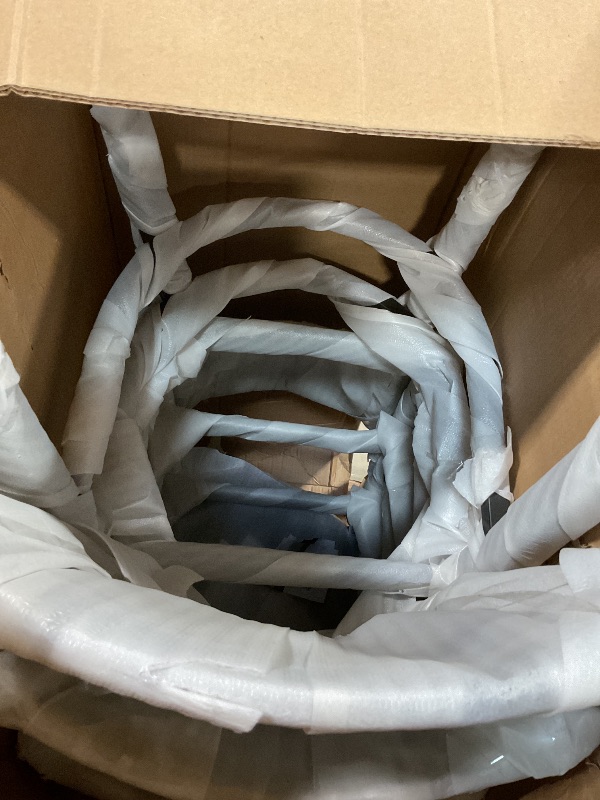 Photo 1 of **4 CHAIRS**Flash Furniture HERCULES Series Black Ladder Back Metal Restaurant Chair - Burgundy Vinyl Seat