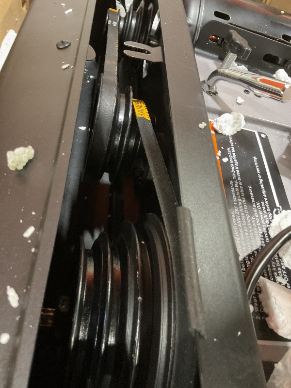 Photo 1 of **DENTS AND SCRATCHES FROM TRANSPORT **13 in Benchtop Drill Press, 7.5 Amp 120V, 288-3084 RPM Variable Speed Cast Iron Bench Drill Press, 0-45°Tilting Worktable, Tabletop Drilling Machine for Wood Metal