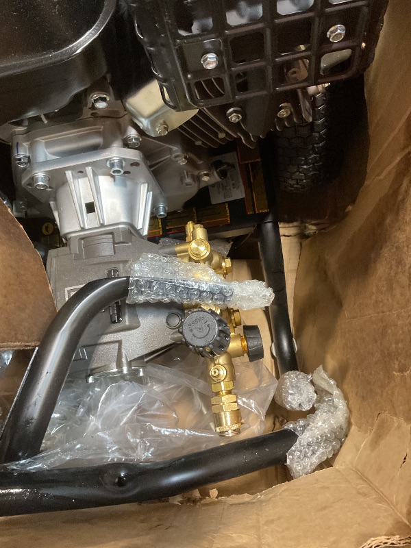 Photo 1 of **DENT. MAJOR DIRT/OIL. OIL IT CAME WITH SPILLED ALL OVER EVERYTHIMGSimpson Cleaning 4400 PSI Gas Pressure Washer, 4.0 GPM Power Washer for Commercial Use, CRX Engine, 50-Foot Steel-Braided Hose, PowerShot, 49-State (PS60843)