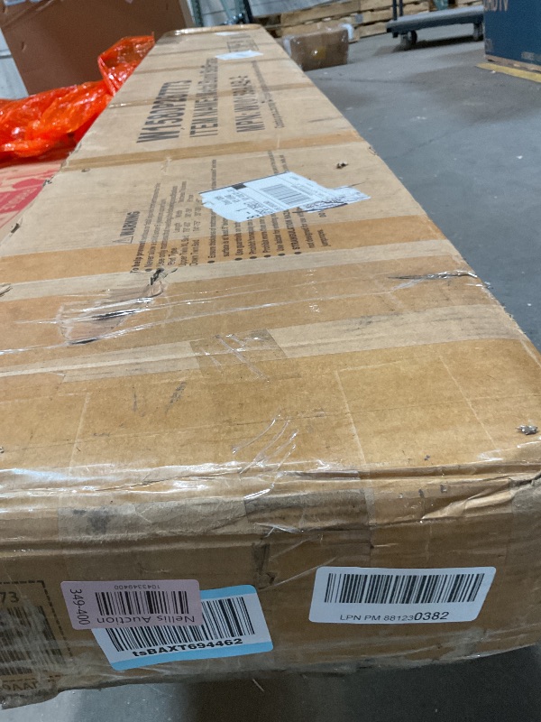 Photo 1 of **SELLING FOR PARTS AS PARTIAL SET. ONE BOX OF TWO**Bellemave Triple Bunk Bed for Kids, Detachable Twin Over Twin Over Twin Metal Bunk Bed with Guardrails, Ladder & Storage, Converts to 3 Separate Twin Beds, Easy to Assemble (3 Bunk Beds for Kids)