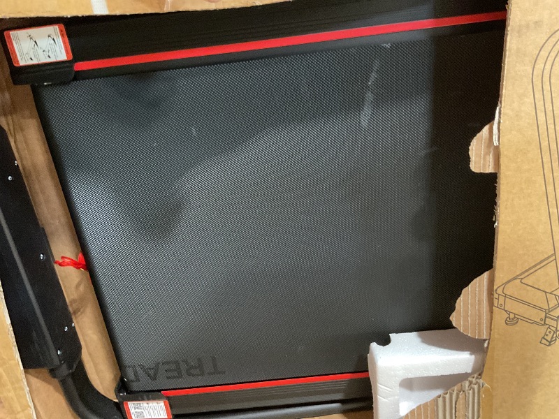 Photo 1 of **SELLING FOR PARTS AS PARTIAL SET. MISSING REMOTE**Acezoe Walking Pad Treadmill with Incline, 2 in 1 Folding Treadmills for Home Small Office, 300lbs Portable Compact Under Desk Treadmill with LED Display and Apps