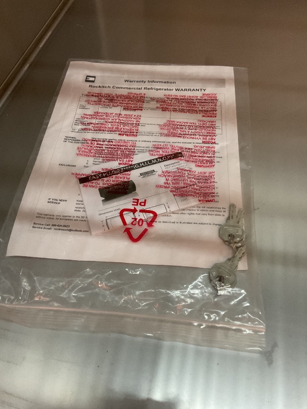 Photo 1 of **DIRT ON OUTSIDE AND FRONT.DENT AND SCUFF ON SIDE. DENTS AND SCRAPES ON BACK. **Rockitch 54" W Commercial Refrigerator, 46 Cu.ft Stainless Steel Reach-in Upright Refrigerator with 2 Solid Door and 3 Adjustable Shelves for Restaurant, Commercial Kitchen,