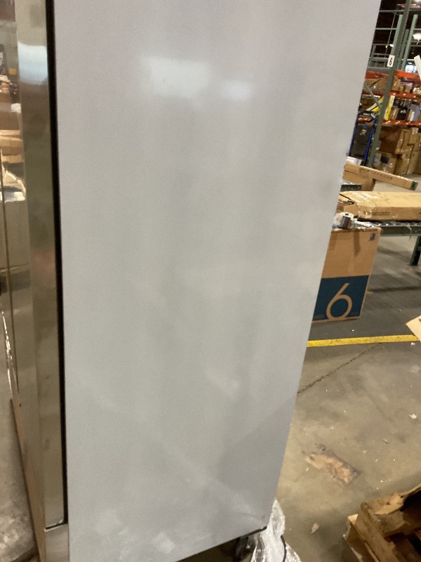 Photo 1 of **DIRT ON OUTSIDE AND FRONT.DENT AND SCUFF ON SIDE. DENTS AND SCRAPES ON BACK. **Rockitch 54" W Commercial Refrigerator, 46 Cu.ft Stainless Steel Reach-in Upright Refrigerator with 2 Solid Door and 3 Adjustable Shelves for Restaurant, Commercial Kitchen,